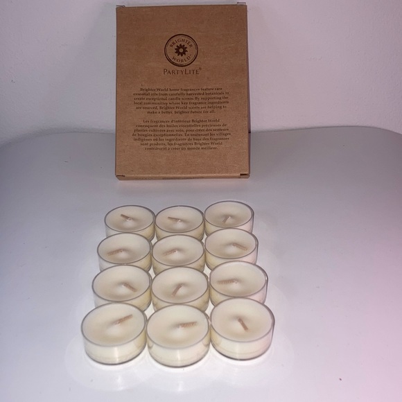 PartyLite Other - Partylite tealights Cinnamon Orange New in box 1 dozen V04317